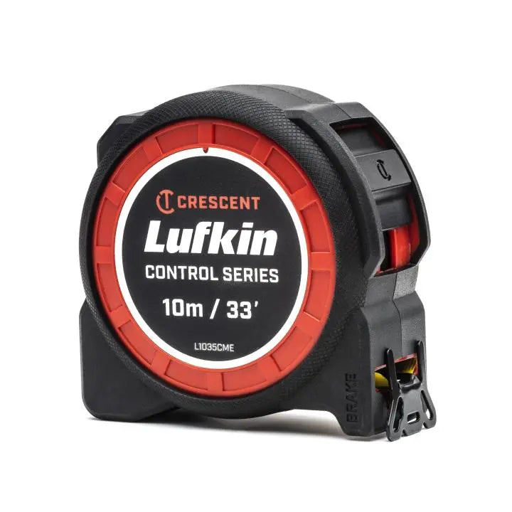 LUFKIN 1-3/16 in x 33 ft Control Series Yellow Clad Tape Measure - GW L1035CME-02 Measuring Tape LUFKIN