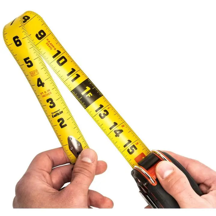 LUFKIN 1-3/16 in x 16 ft Shockforce G1 Dual Sided Tape Measure, 2.3 in - GW L1116-02 Measuring Tape LUFKIN