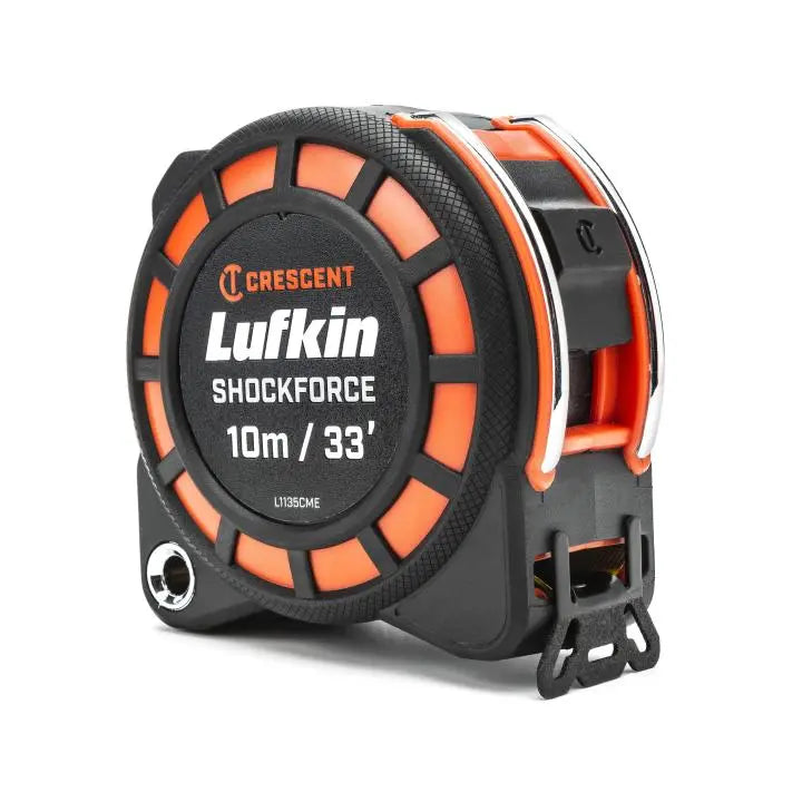 LUFKIN 1-3/16 in x 33 ft Shockforce G1 Dual Sided Tape Measure - GW L1135CME-02 Measuring Tape LUFKIN