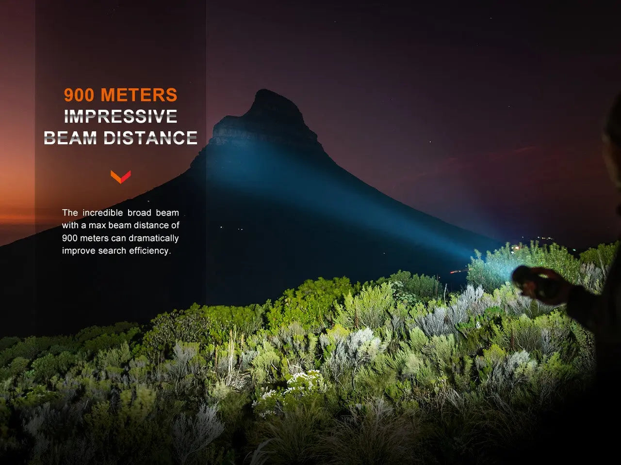 Fenix 15000 Lumen Long Range Rechargeable Flashlight - F FX-LR40Rv2 Fenix