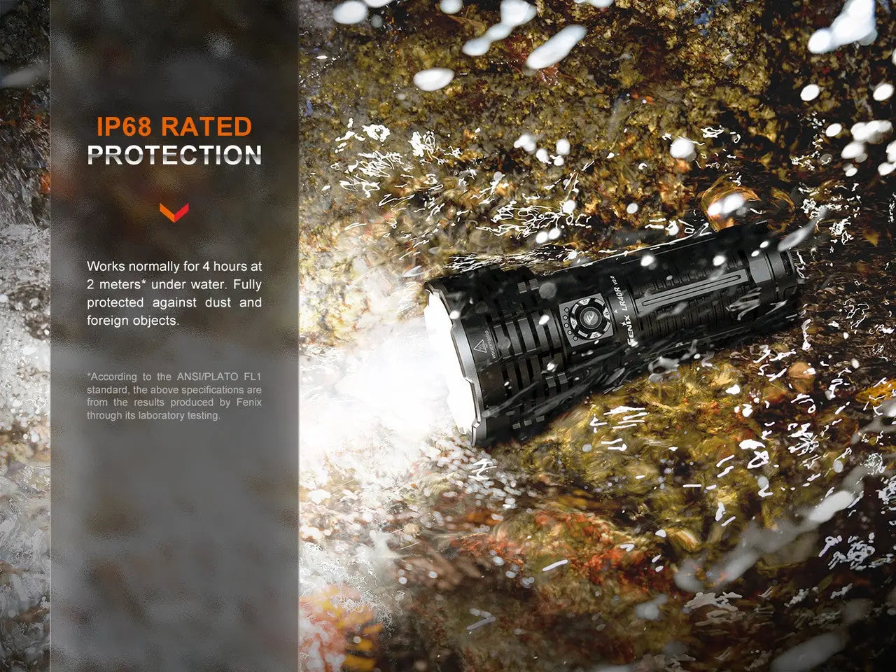 Fenix 15000 Lumen Long Range Rechargeable Flashlight - F FX-LR40Rv2 Fenix