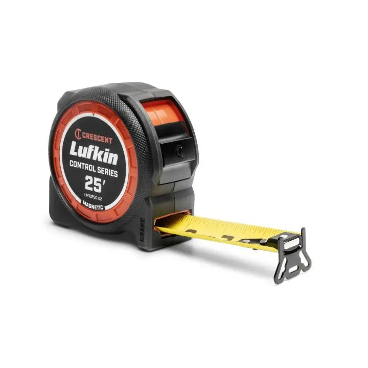 LUFKIN 1-3/16 in x 25 ft Control Series Magnetic Tape Measure - GW LM1025C-02 Measuring Tape LUFKIN