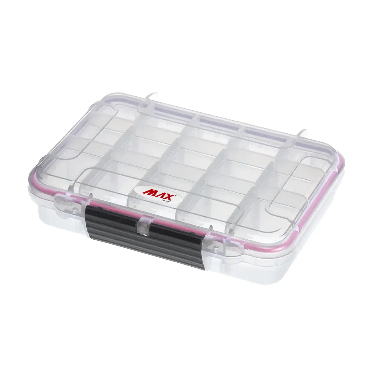 Panaro Waterproof Tackle Box with 3-15 Adjustable Compartments, 230 x 175 x 53mm - MAX002T Panaro