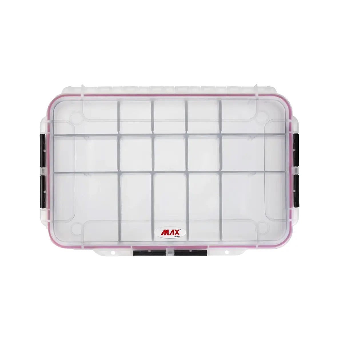 Panaro Waterproof Tackle Box with 3-15 Adjustable Compartments, 350 x 230 x 59mm - MAX003T Panaro