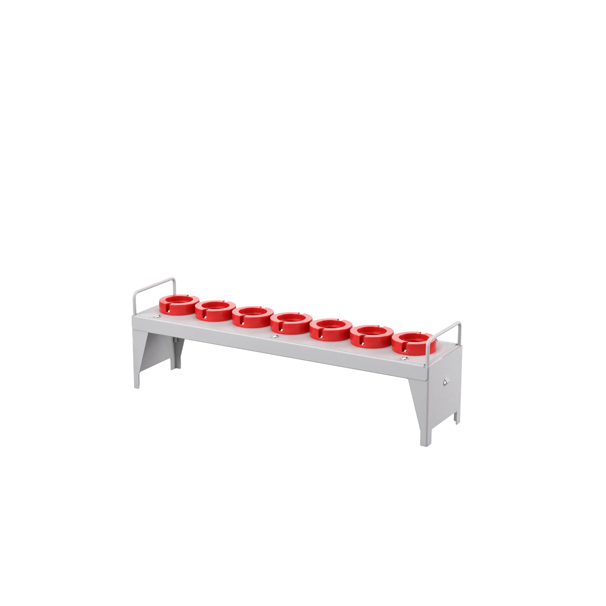 Champion Tool CNC Transport Cart Cradle Frame with 7 HSK50 Tool Holders, 23-1/2 W x 7-1/4 H x 5-1/2 D in - CM NCTC-CF-H50 Champion Tool Storage