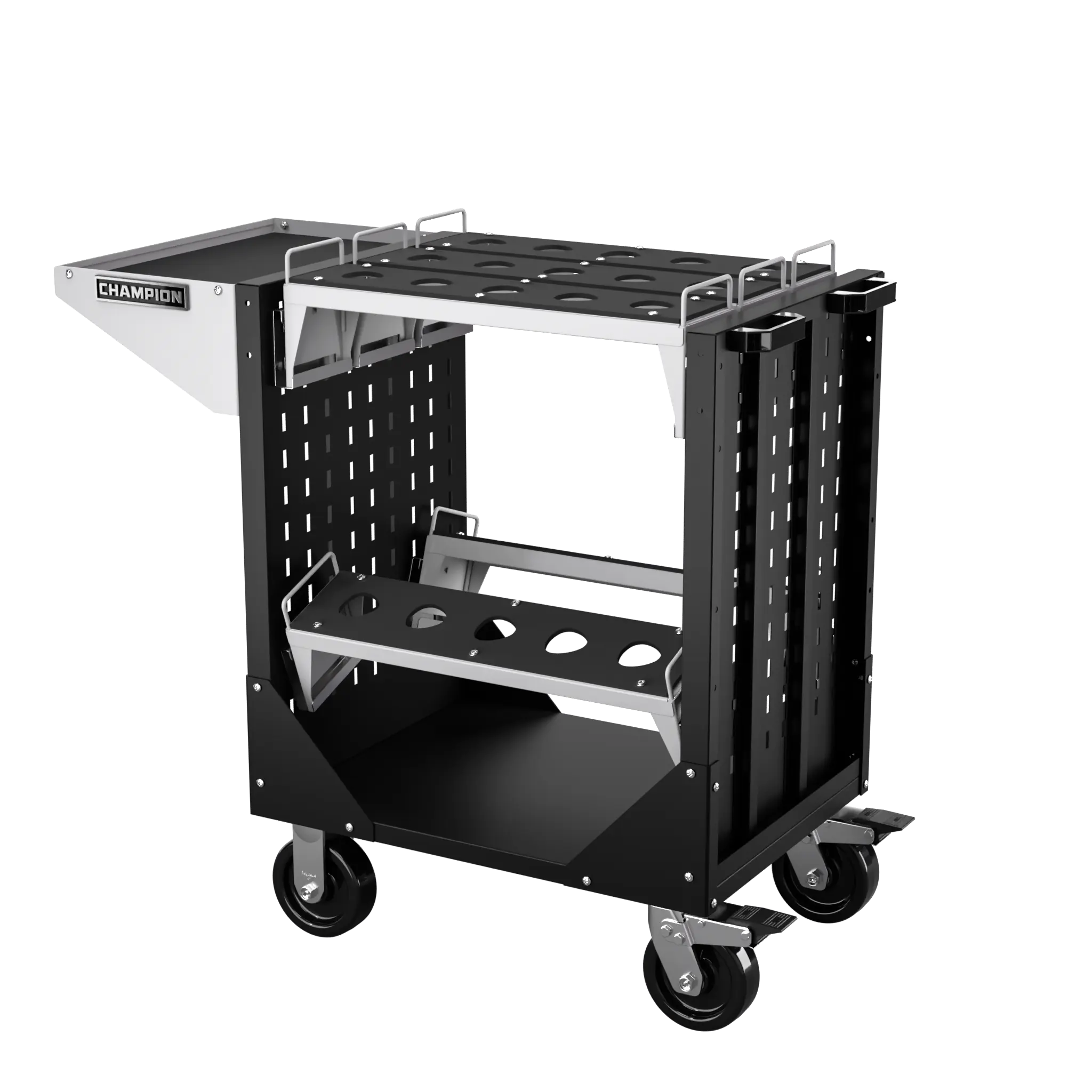 Champion Tool CNC Transport Cart with 20 Capto C10 Tool Capacity, 40 W x 36-3/4 H x 20-1/4 D in - CM NCTCC10 Champion Tool Storage