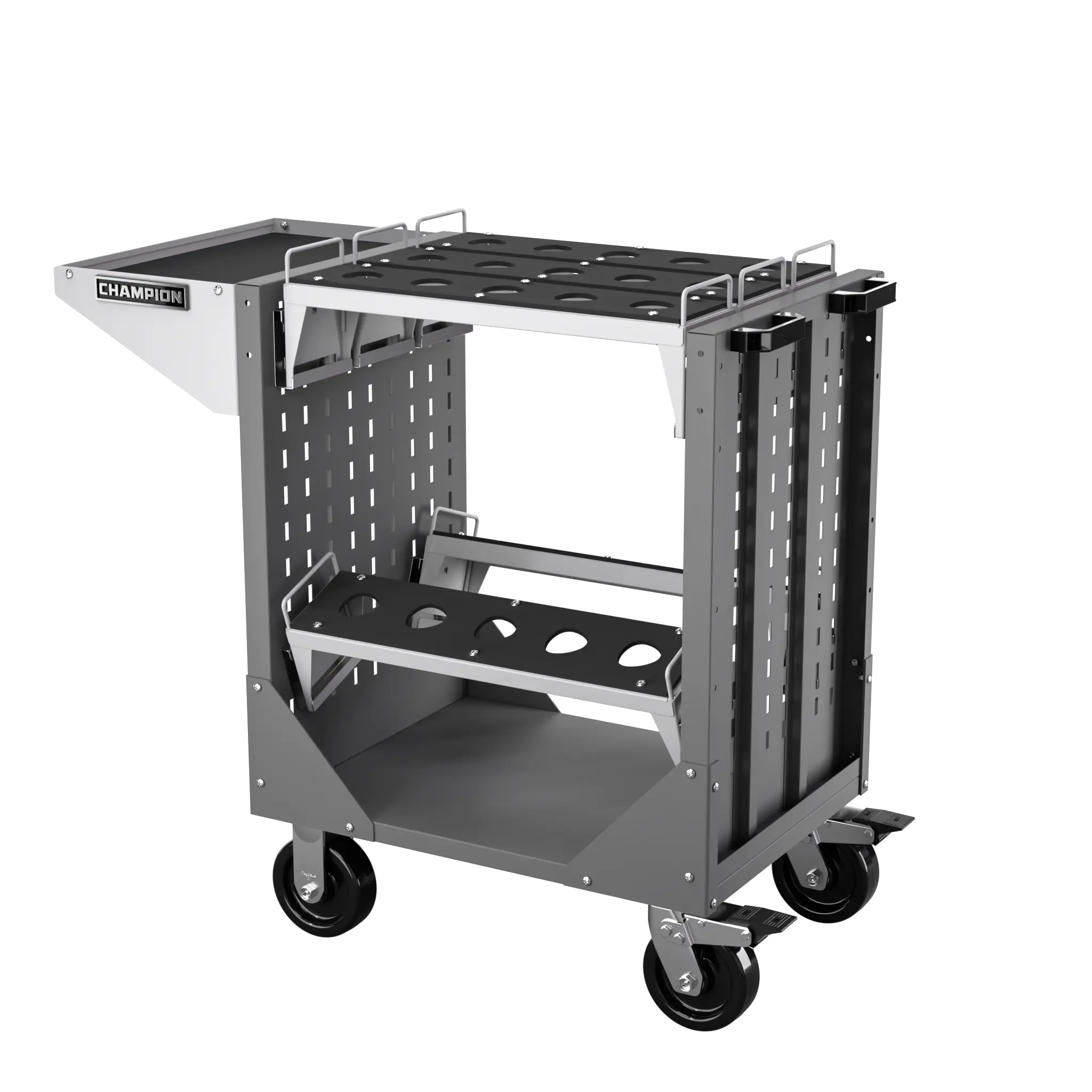 Champion Tool CNC Transport Cart with 20 Capto C10 Tool Capacity, 40 W x 36-3/4 H x 20-1/4 D in - CM NCTCC10 Champion Tool Storage