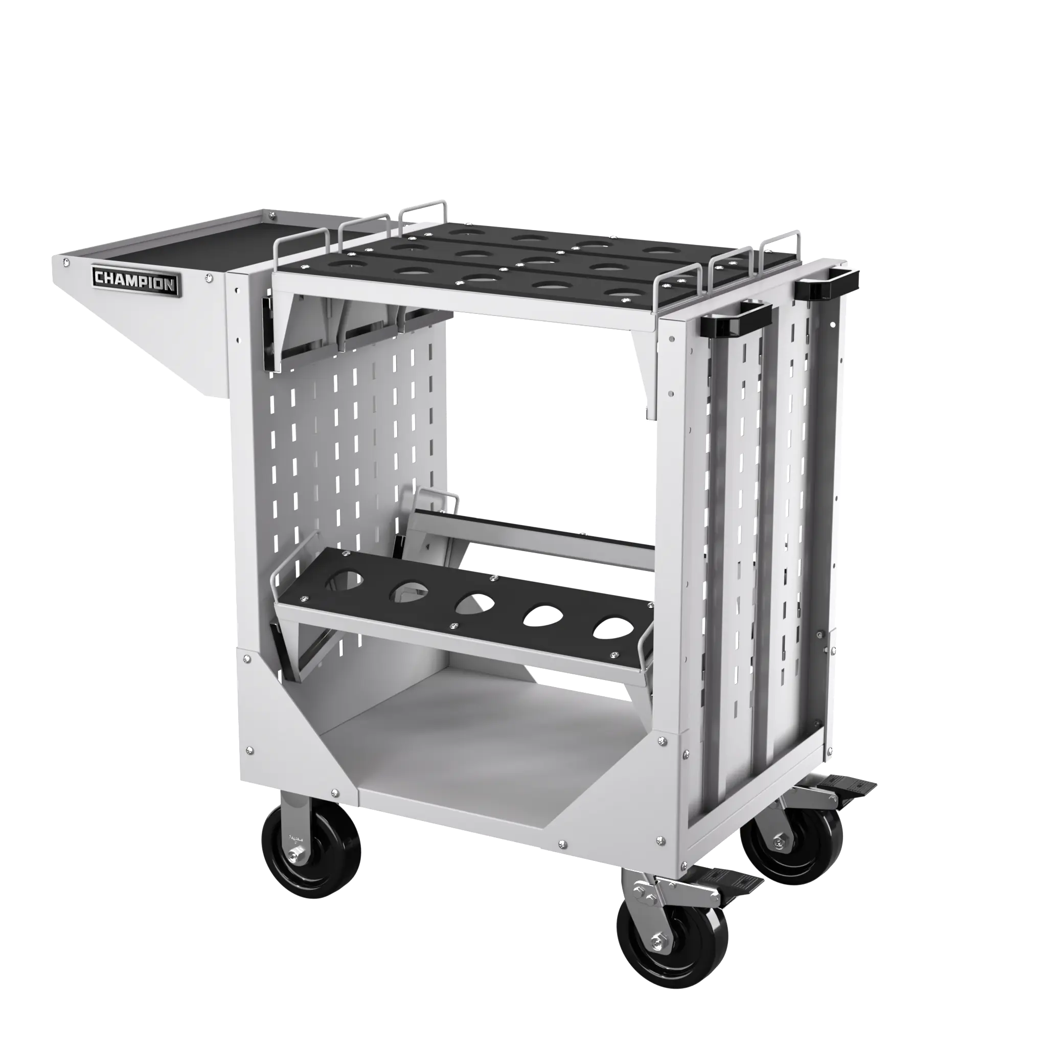 Champion Tool CNC Transport Cart with 20 Capto C10 Tool Capacity, 40 W x 36-3/4 H x 20-1/4 D in - CM NCTCC10 Champion Tool Storage
