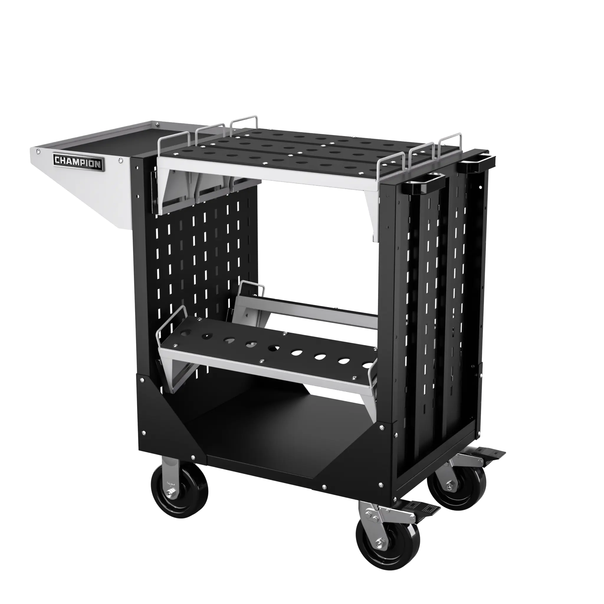 Champion Tool CNC Transport Cart with 45 Capto C4 Tool Capacity, 40 W x 36-3/4 H x 20-1/4 D in - CM NCTCC4 Champion Tool Storage