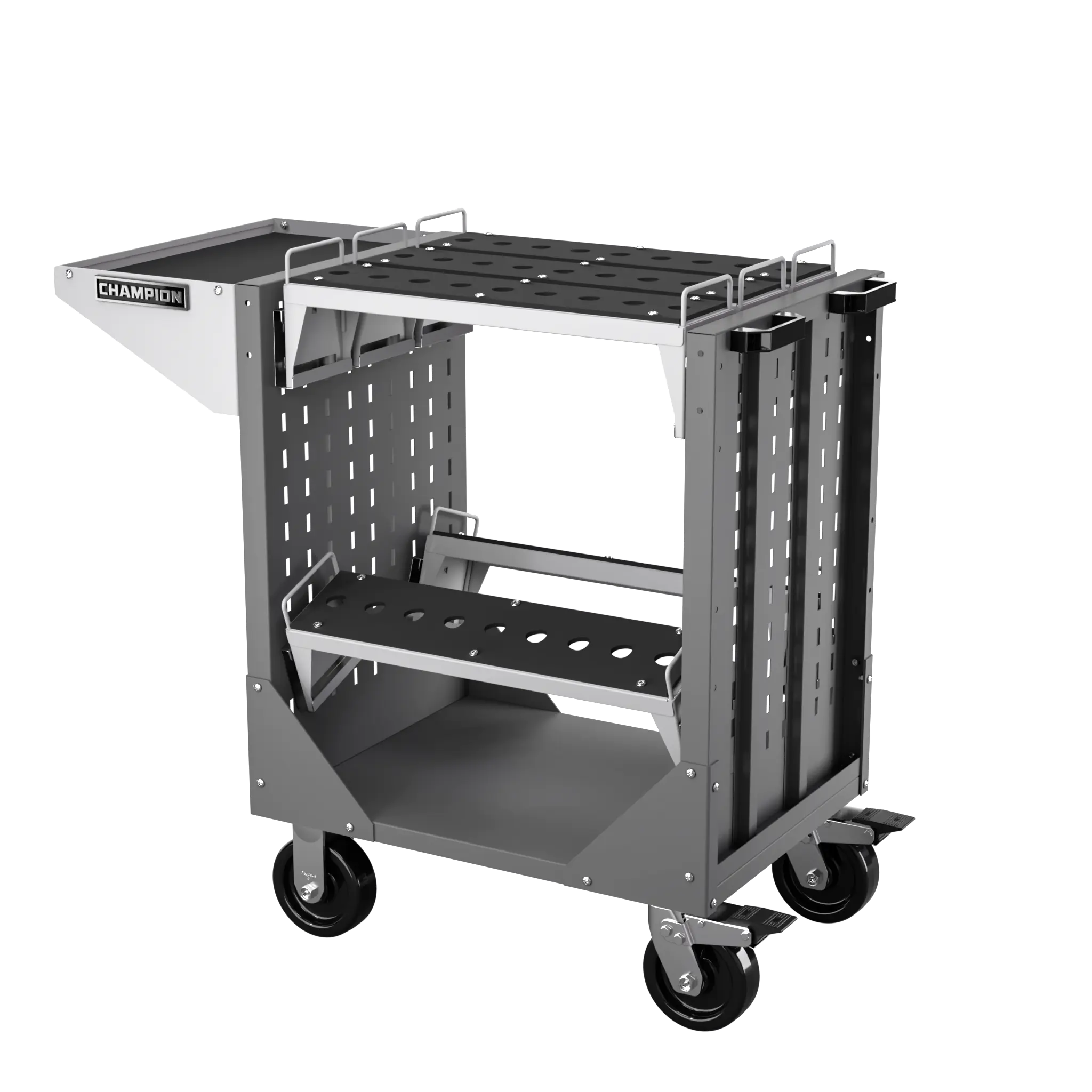 Champion Tool CNC Transport Cart with 45 Capto C4 Tool Capacity, 40 W x 36-3/4 H x 20-1/4 D in - CM NCTCC4 Champion Tool Storage