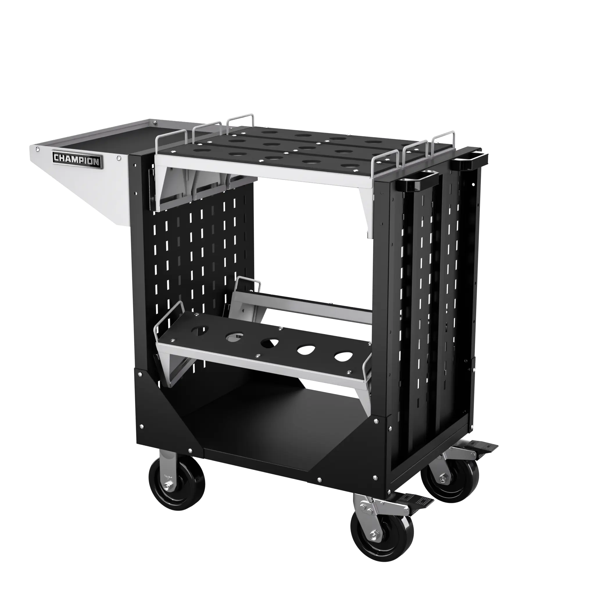 Champion Tool CNC Transport Cart with 25 Capto C6 Tool Capacity, 40 W x 36-3/4 H x 20-1/4 D in - CM NCTCC6 Champion Tool Storage
