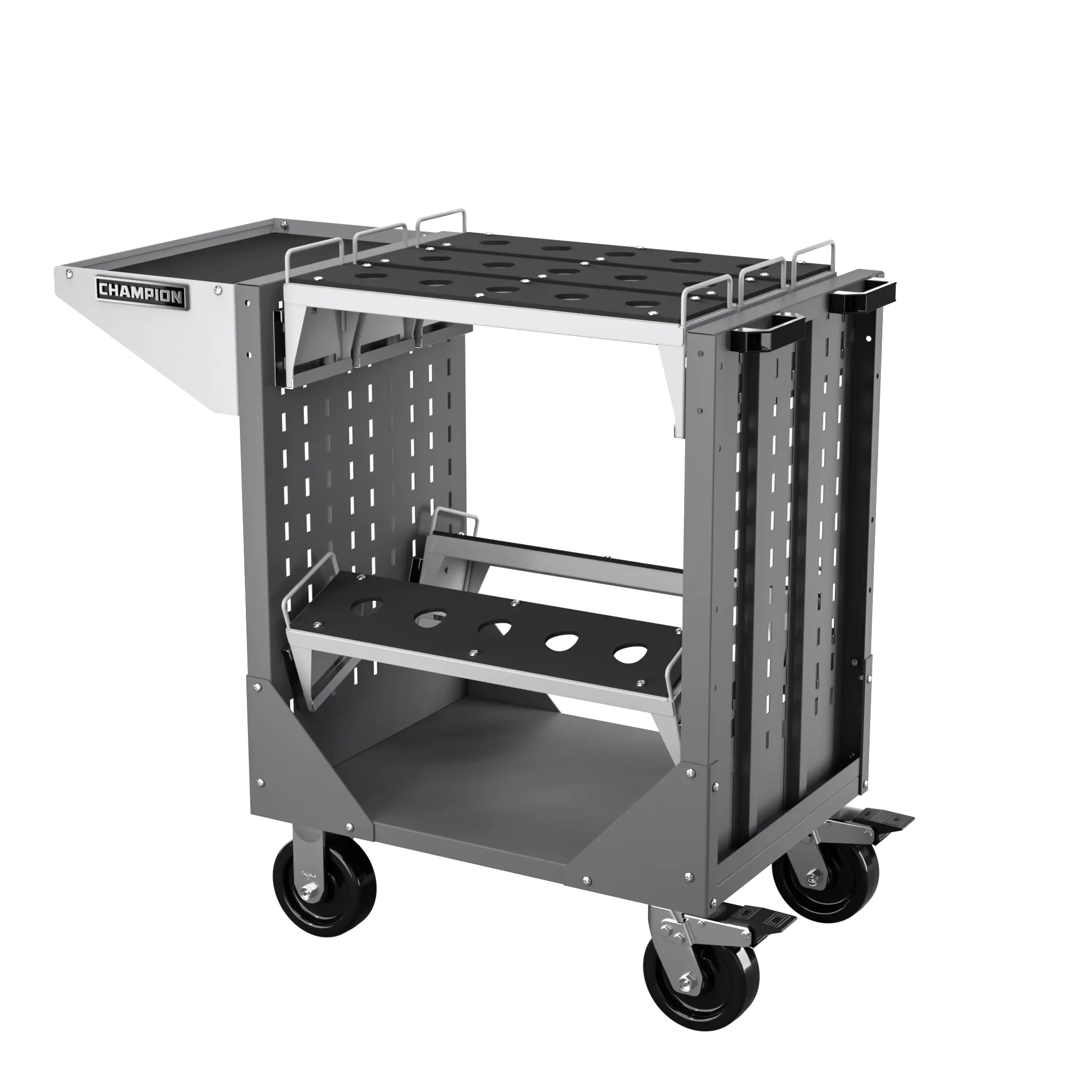 Champion Tool CNC Transport Cart with 25 Capto C6 Tool Capacity, 40 W x 36-3/4 H x 20-1/4 D in - CM NCTCC6 Champion Tool Storage
