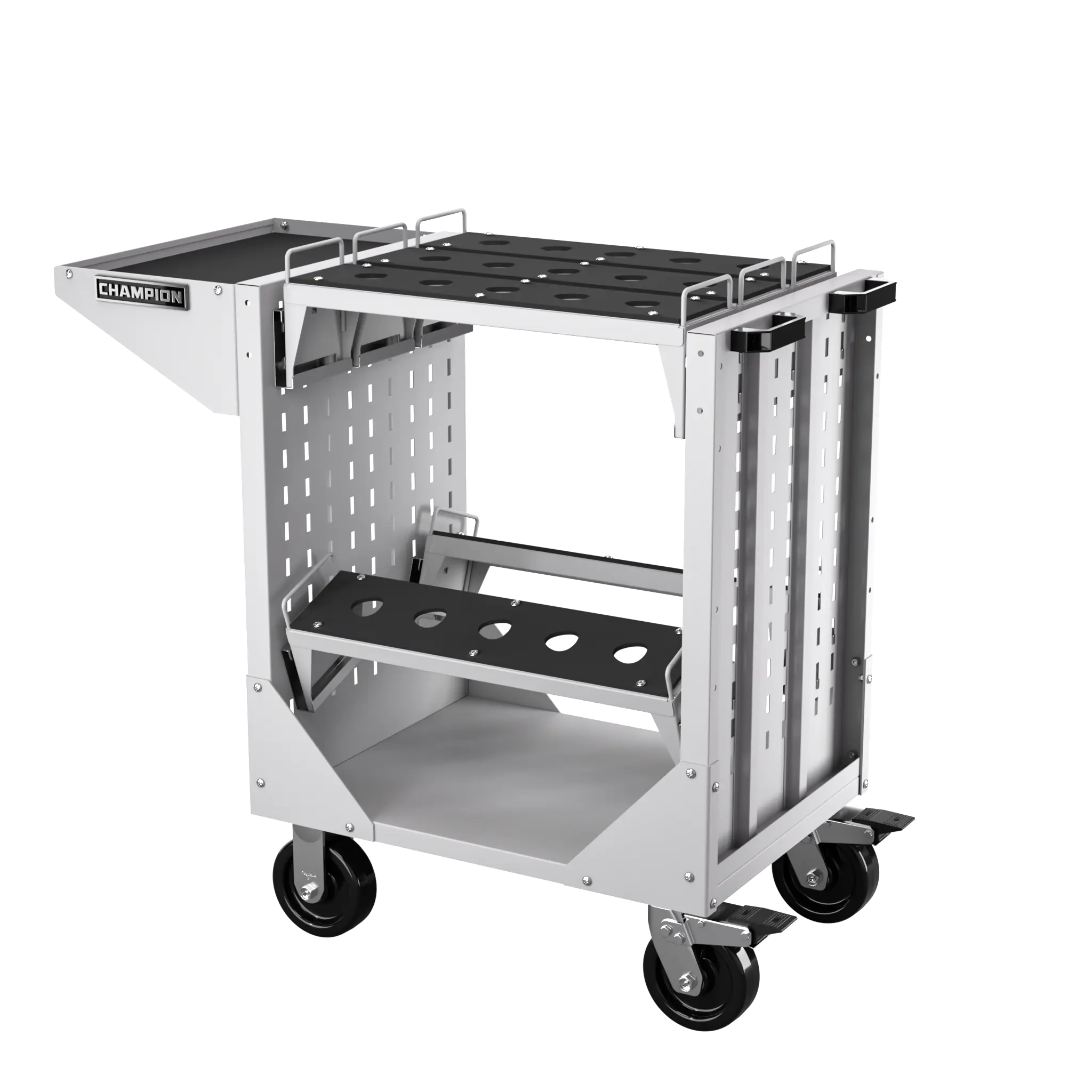 Champion Tool CNC Transport Cart with 25 Capto C6 Tool Capacity, 40 W x 36-3/4 H x 20-1/4 D in - CM NCTCC6 Champion Tool Storage
