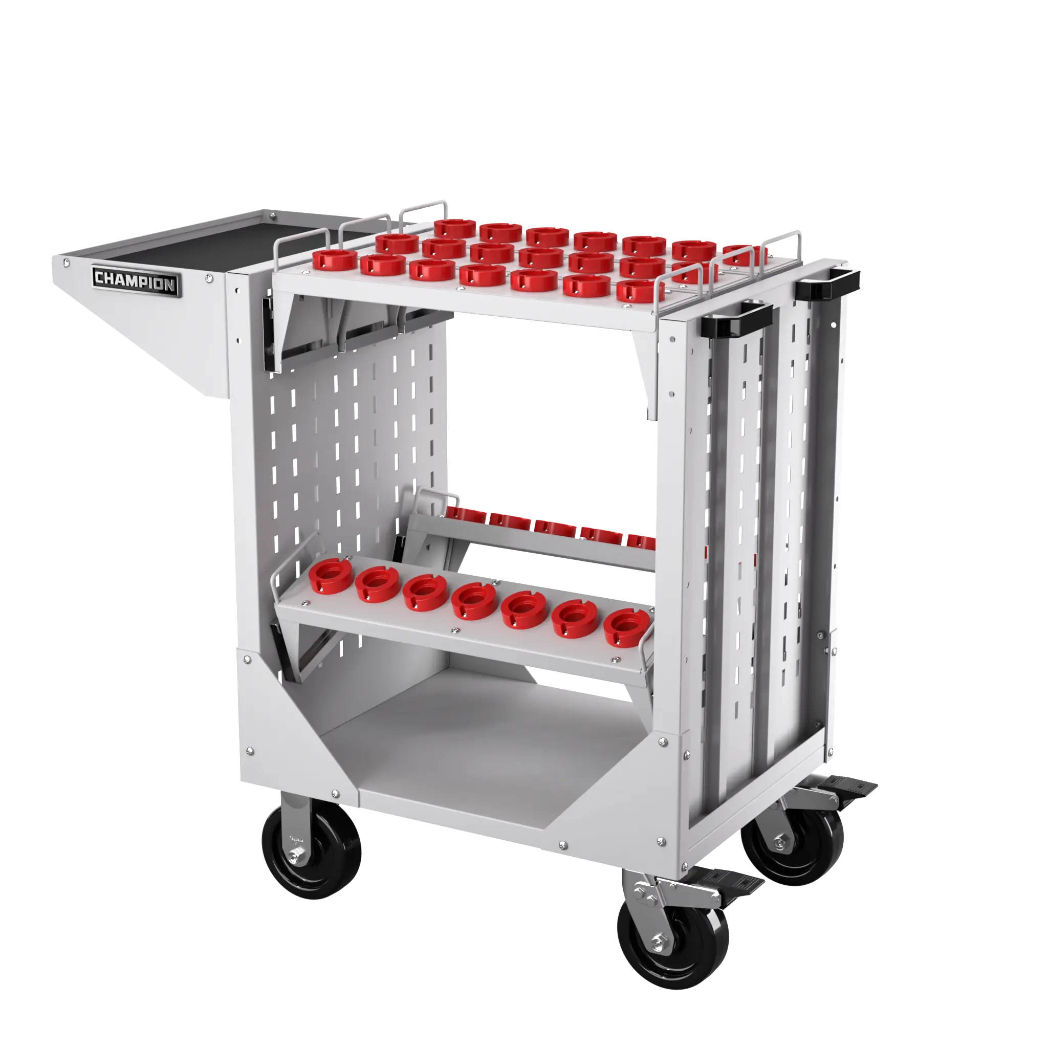 Champion Tool CNC Transport Cart with 35 HSK40 Tool Capacity, 40 W x 36-3/4 H x 20-1/4 D in - CM NCTCH40 Champion Tool Storage