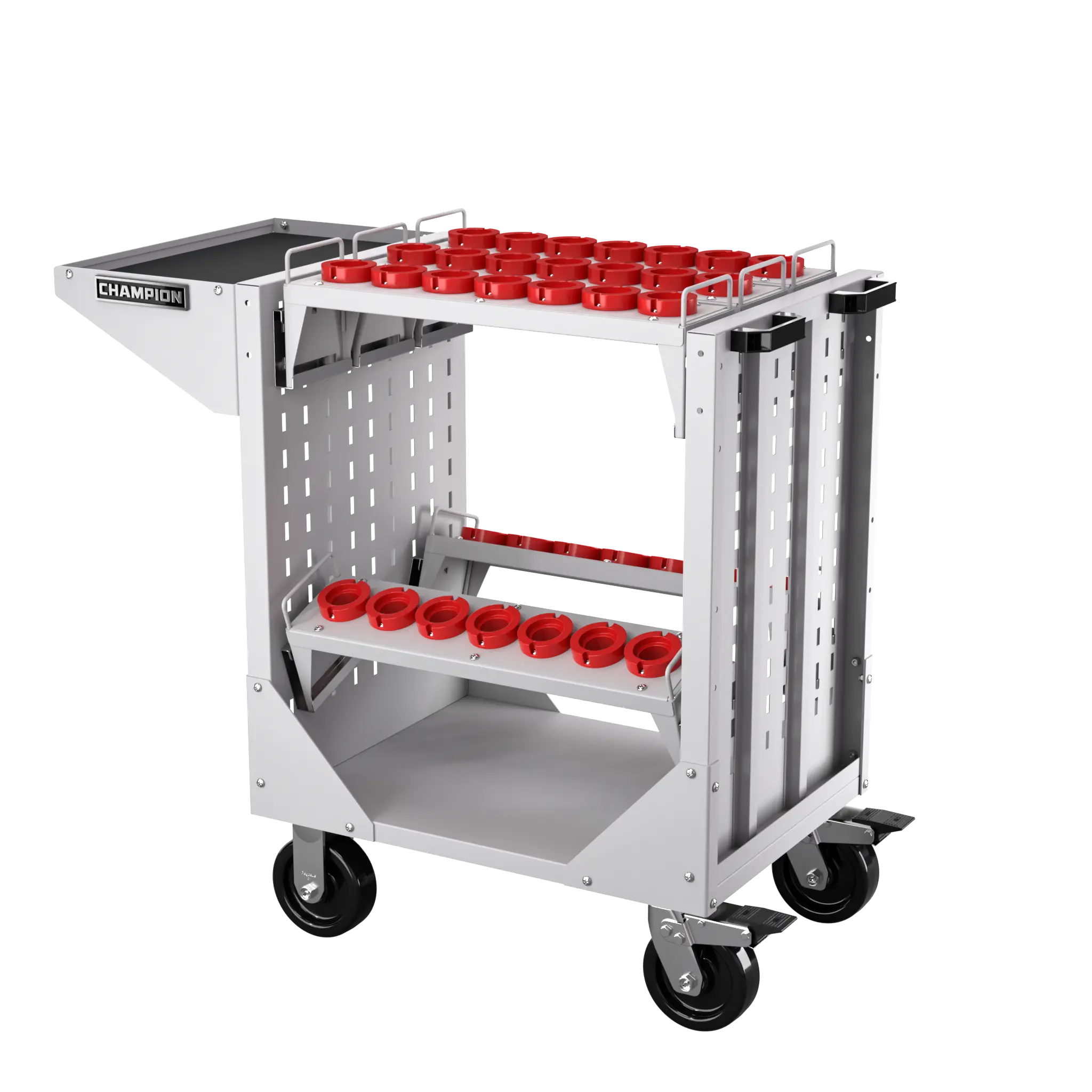Champion Tool CNC Transport Cart with 35 HSK50 Tool Capacity, 40 W x 36-3/4 H x 20-1/4 D in - CM NCTCH50 Champion Tool Storage