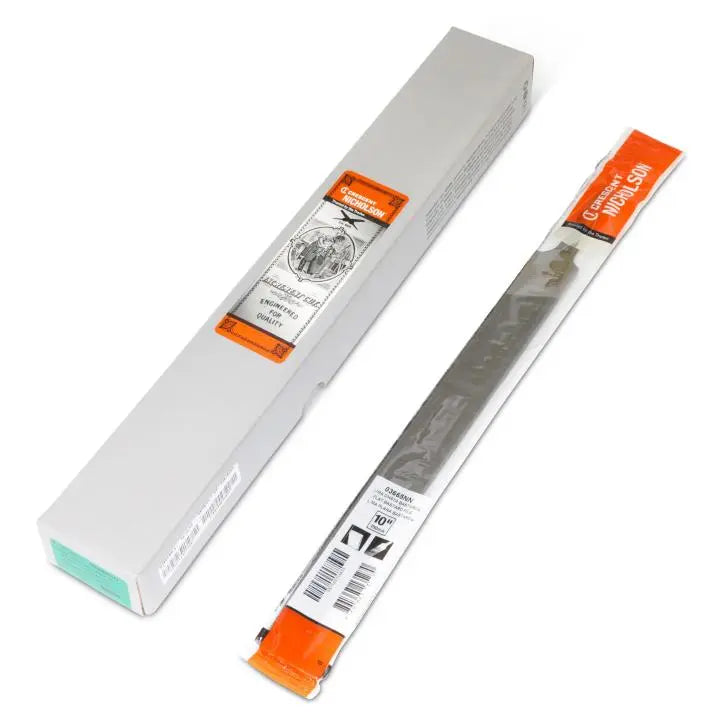 NICHOLSON Flat Double Cut Bastard File, 10 in - GW 03665NN NICHOLSON