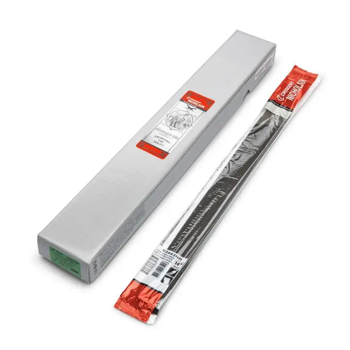 NICHOLSON Flat Double Cut Bastard File, 14 in - GW 03863NN NICHOLSON