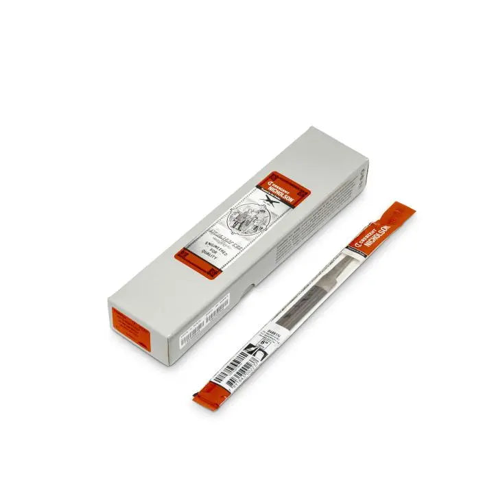 NICHOLSON Half Round Double Cut Smooth File, 6 in - GW 04861N NICHOLSON