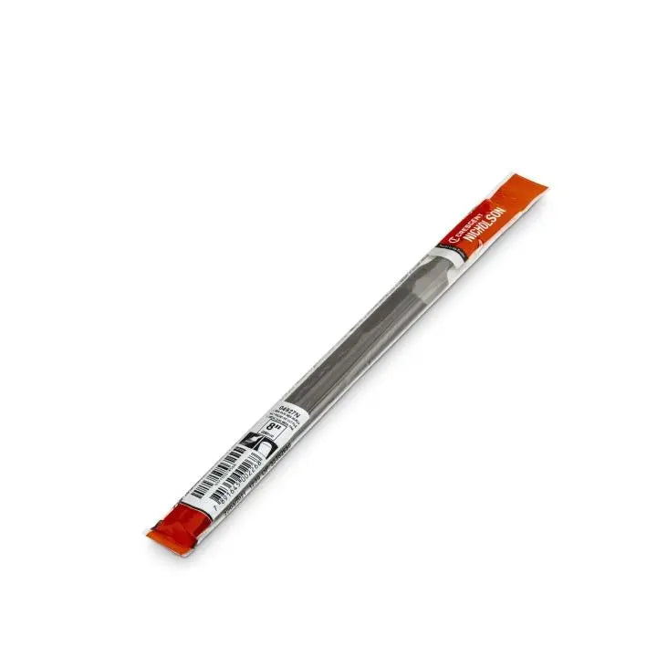 NICHOLSON Half Round Double Cut Second File, 8 in - GW 04927N NICHOLSON