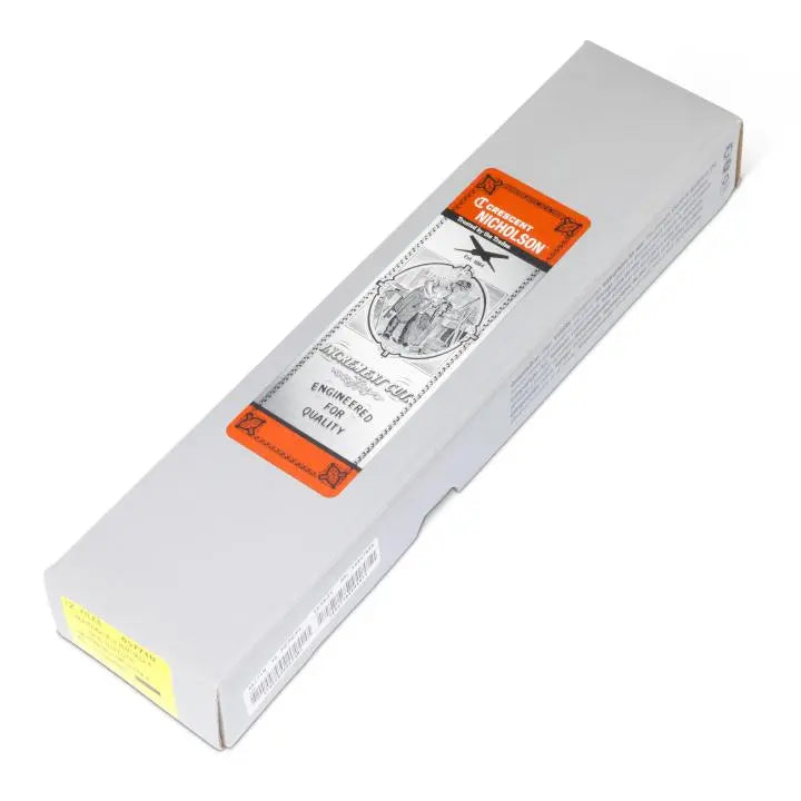 NICHOLSON Rectangular Double Cut Second Hand File, 6 in - GW 05771N NICHOLSON