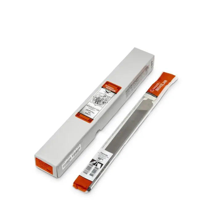 NICHOLSON Rectangular Double Cut Smooth Hand File, 10 in - GW 06034N NICHOLSON