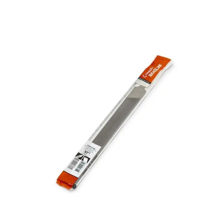 NICHOLSON Rectangular Double Cut Smooth Hand File, 10 in - GW 06034N NICHOLSON