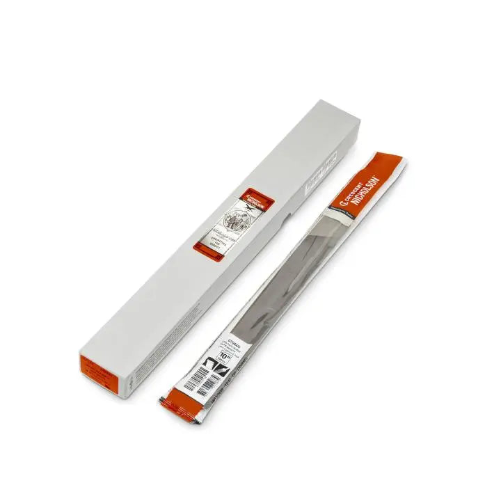 NICHOLSON Knife Double/Single Cut Smooth File with Safe Back, 10 in - GW 07054N NICHOLSON