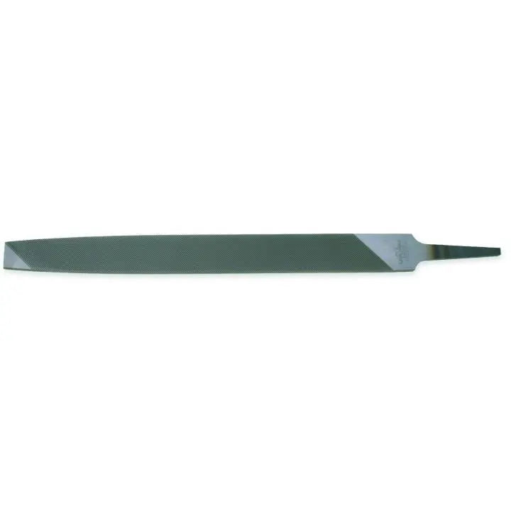 NICHOLSON Flat Fine Cut Long Angle Lathe Hand File, 10 in - GW 07842N NICHOLSON