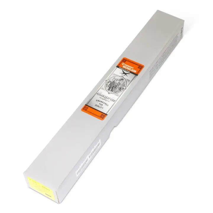 NICHOLSON Flat Fine Cut Long Angle Lathe Hand File, 10 in - GW 07842N NICHOLSON