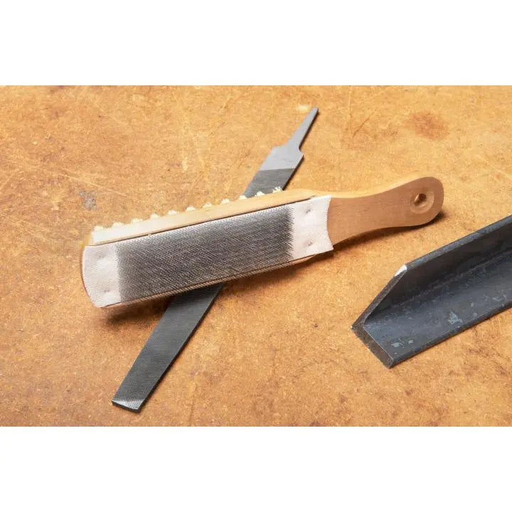 NICHOLSON File Card and Brush, 10 in - GW 21467 NICHOLSON