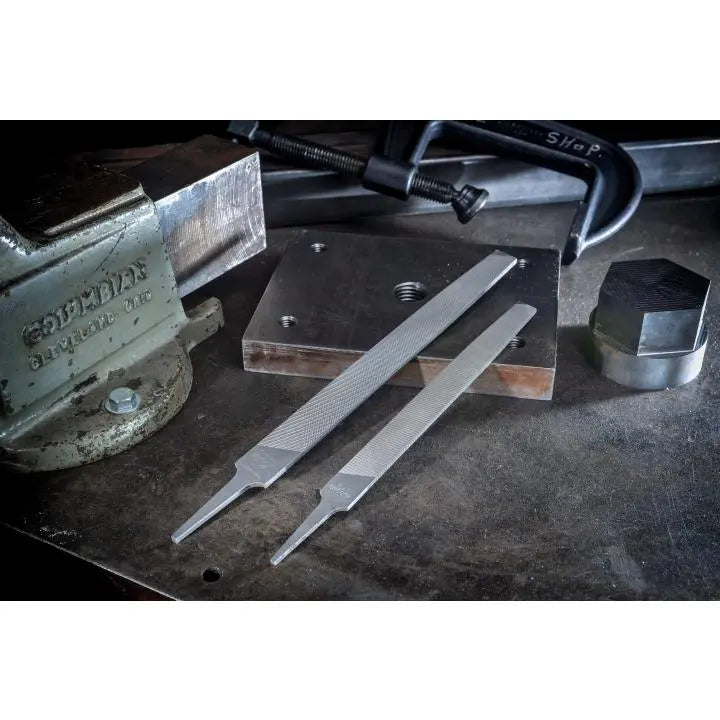 NICHOLSON Set of 2 2-in-1 Bastard and Smooth Cut File, 8 in and 10 in - GW 21981N NICHOLSON