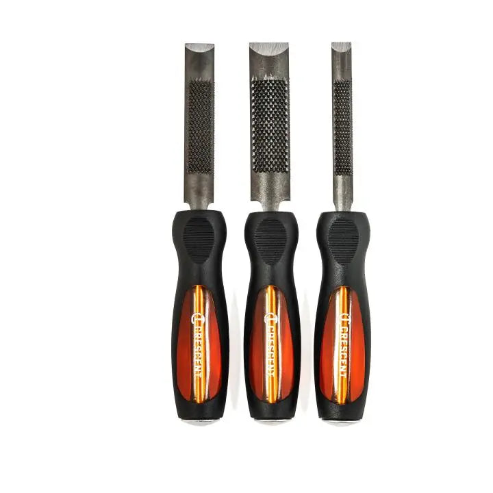 NICHOLSON Set of 3 4-in-1 Combination Chisel and Wood Rasp - GW WCSET3CMNNN NICHOLSON