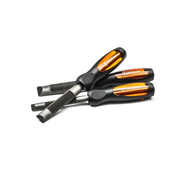 NICHOLSON Set of 3 4-in-1 Combination Chisel and Wood Rasp - GW WCSET3CMNNN NICHOLSON