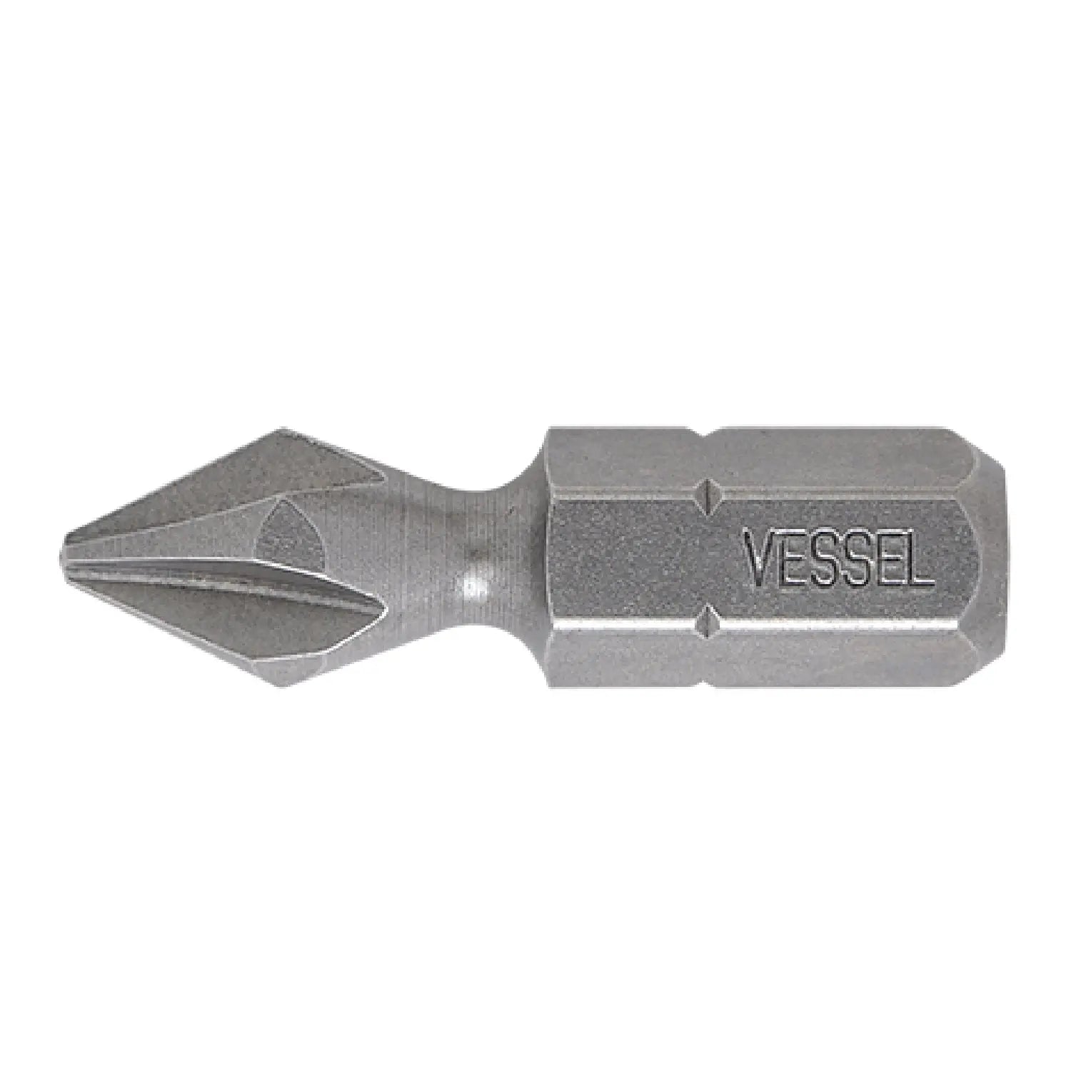 Vessel Tools Set of 3 Neck Torsion Insert Bit No. NT, PH1 x 25.4mm - VL NTPH1254P3 Vessel Tools