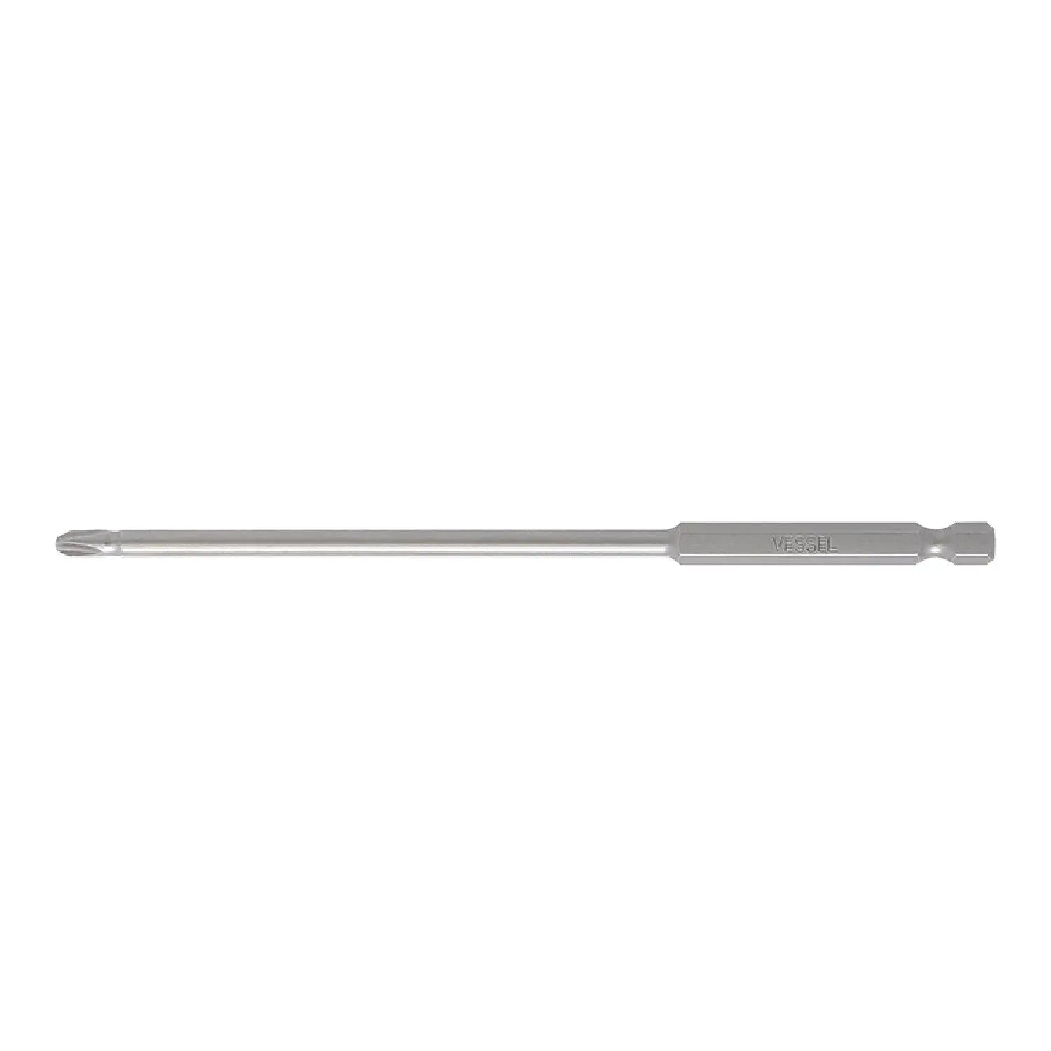 Vessel Tools Set of 10 Neck Torsion Power Bit No. NT, PH2 x 150mm - VL NTPH2150P10K Vessel Tools