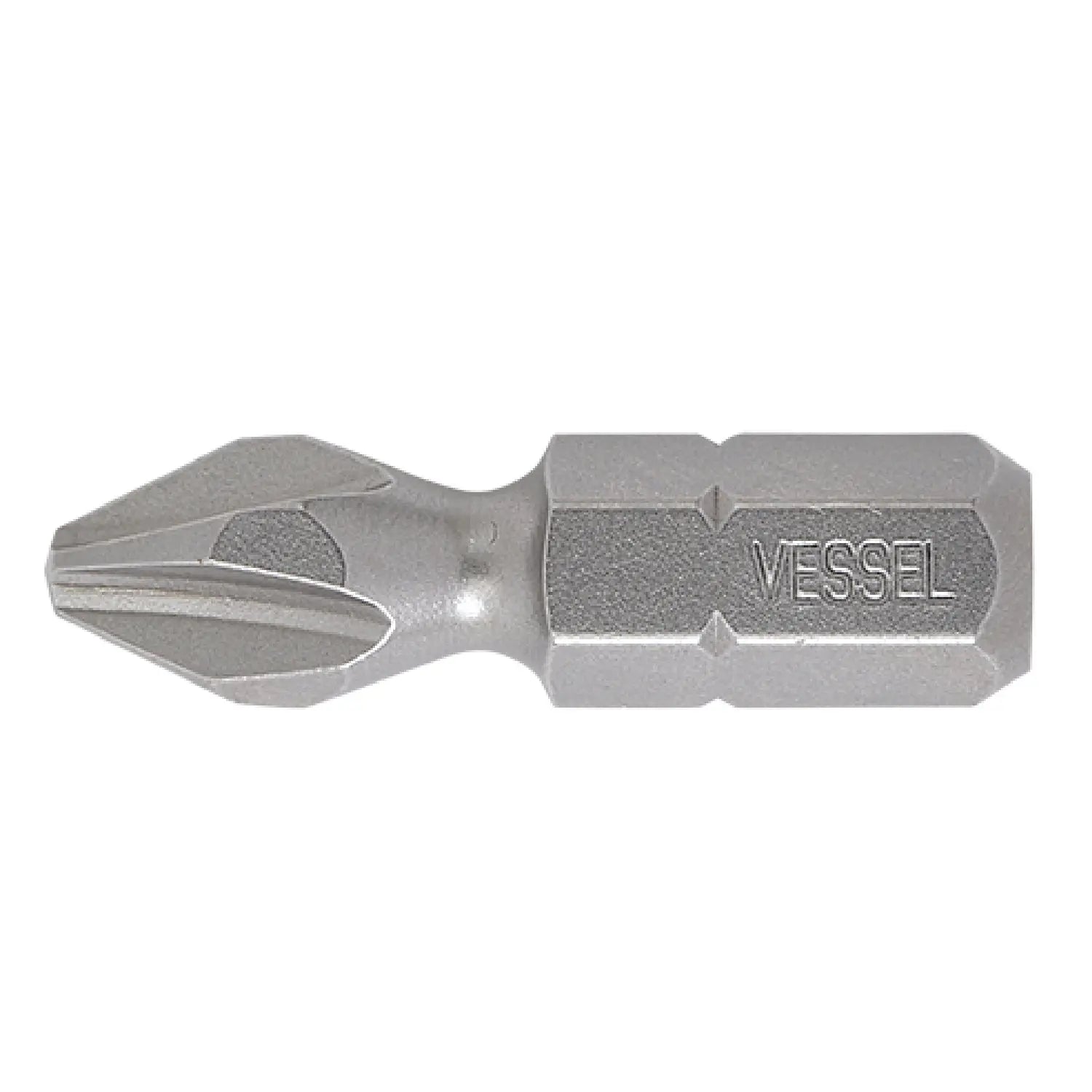Vessel Tools Set of 25 Neck Torsion Insert Bit No. NT, PH2 x 25.4mm - VL NTPH2254P25K Vessel Tools