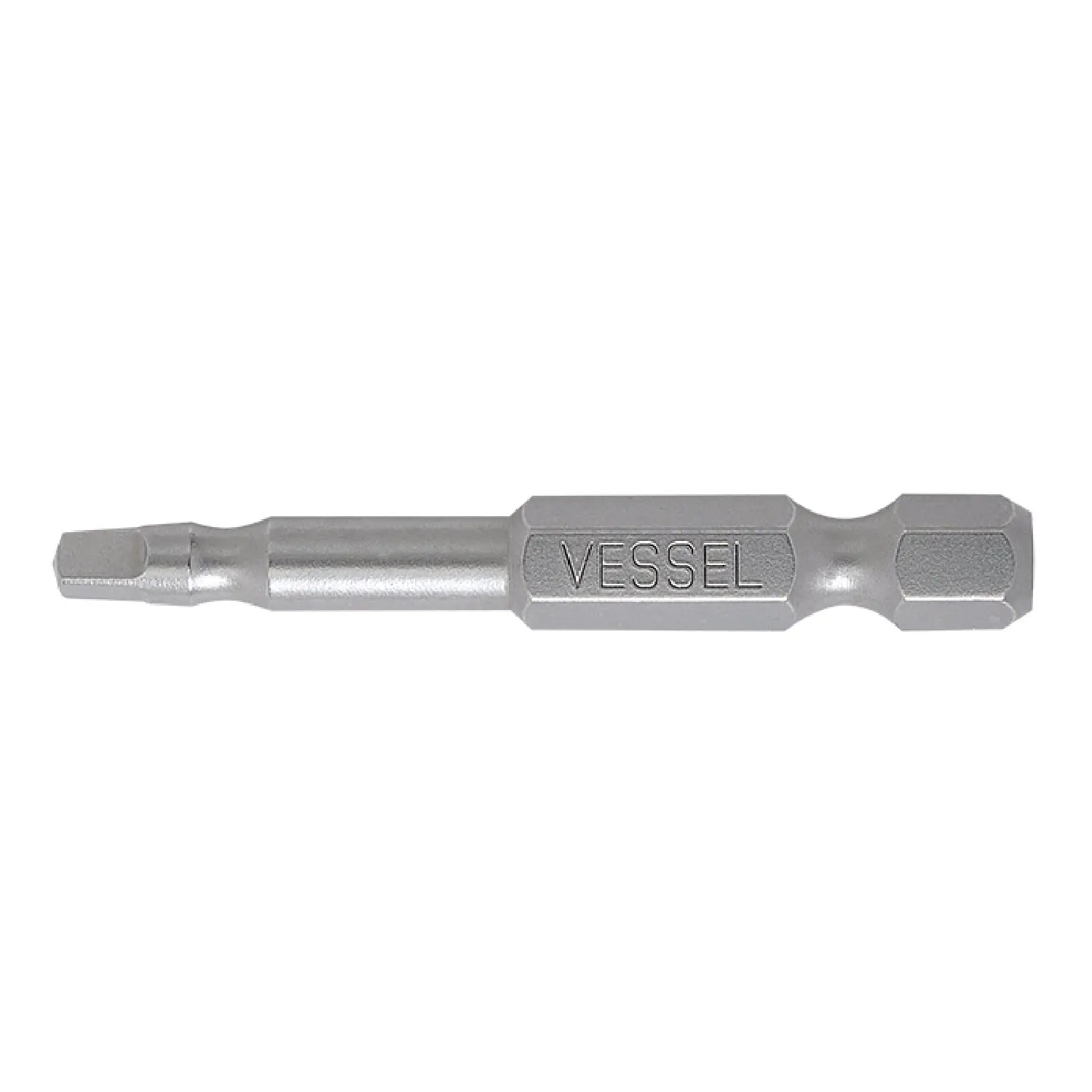 Vessel Tools Set of 25 Neck Torsion Power Bit No. NT, SQ2 x 50mm - VL NTSQ250P25K Vessel Tools