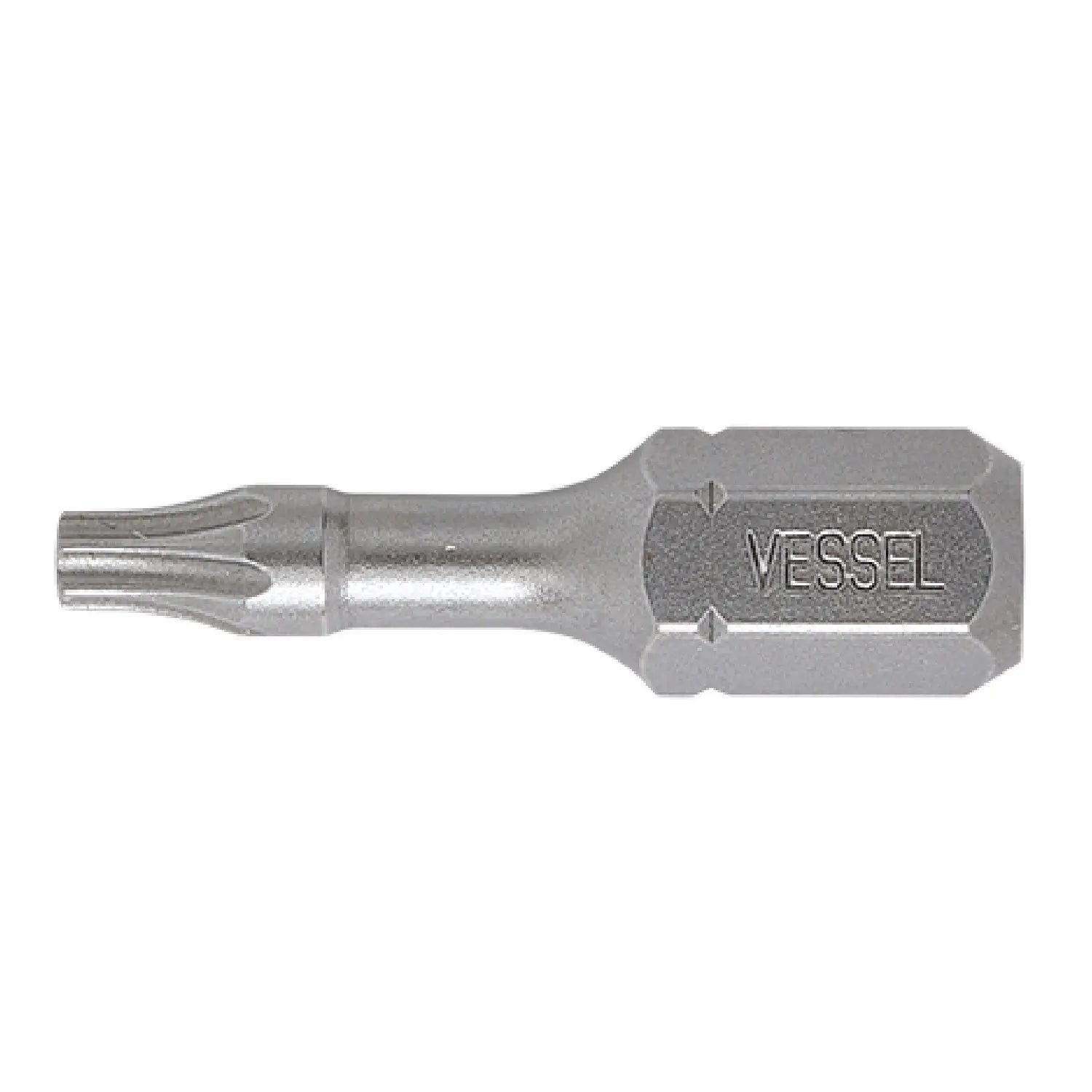 Vessel Tools Set of 25 Neck Torsion Insert Bit No. NT, T10 x 25.4mm - VL NTTX10254P25K Vessel Tools