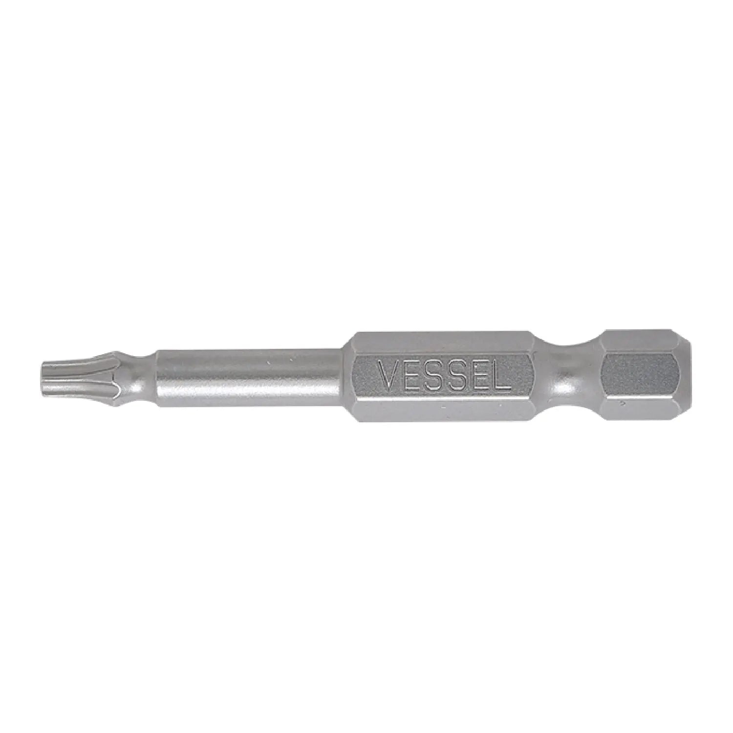 Vessel Tools Set of 25 Neck Torsion Power Bit No. NT, T15 x 50mm - VL NTTX1550P25K Vessel Tools
