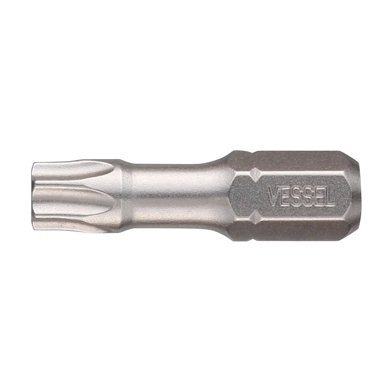 Vessel Tools Set of 25 Neck Torsion Insert Bit No. NT, T30 x 25.4mm - VL NTTX30254P25K Vessel Tools