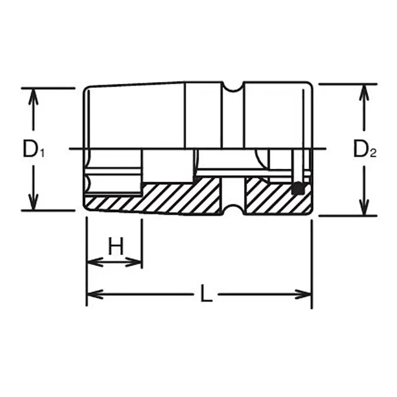 Ko-ken Tools 3/4 Sq. Dr. Socket 29mm 6 point 68mm Sleeve Drive Ko-ken Tools