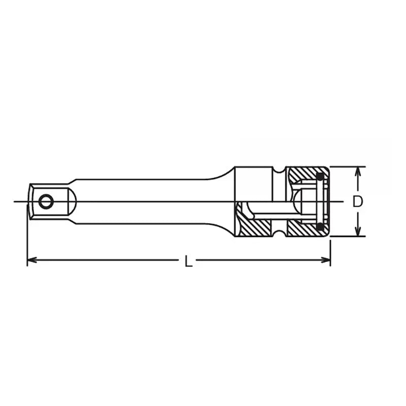 Ko-ken Tools 3/4 Sq. Dr. Extension Bar Hole 330mm Sleeve Drive Ko-ken Tools