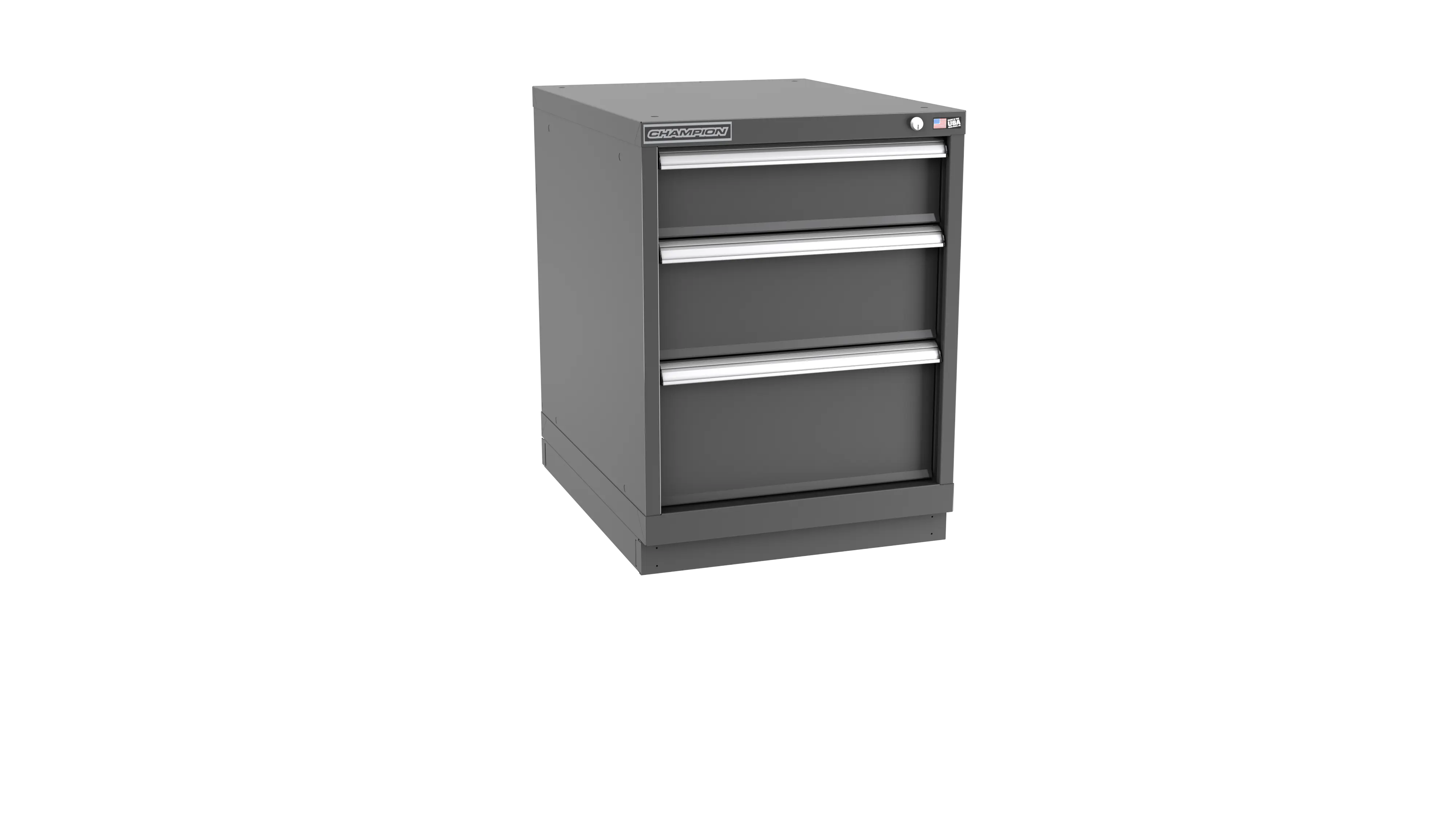 Champion Tool 3-Drawer Modular Cabinet, 22-3/16 W x 29-7/8 H x 28-1/2 D in - CM NW1200-0301-ILC-FTB Champion Tool Storage