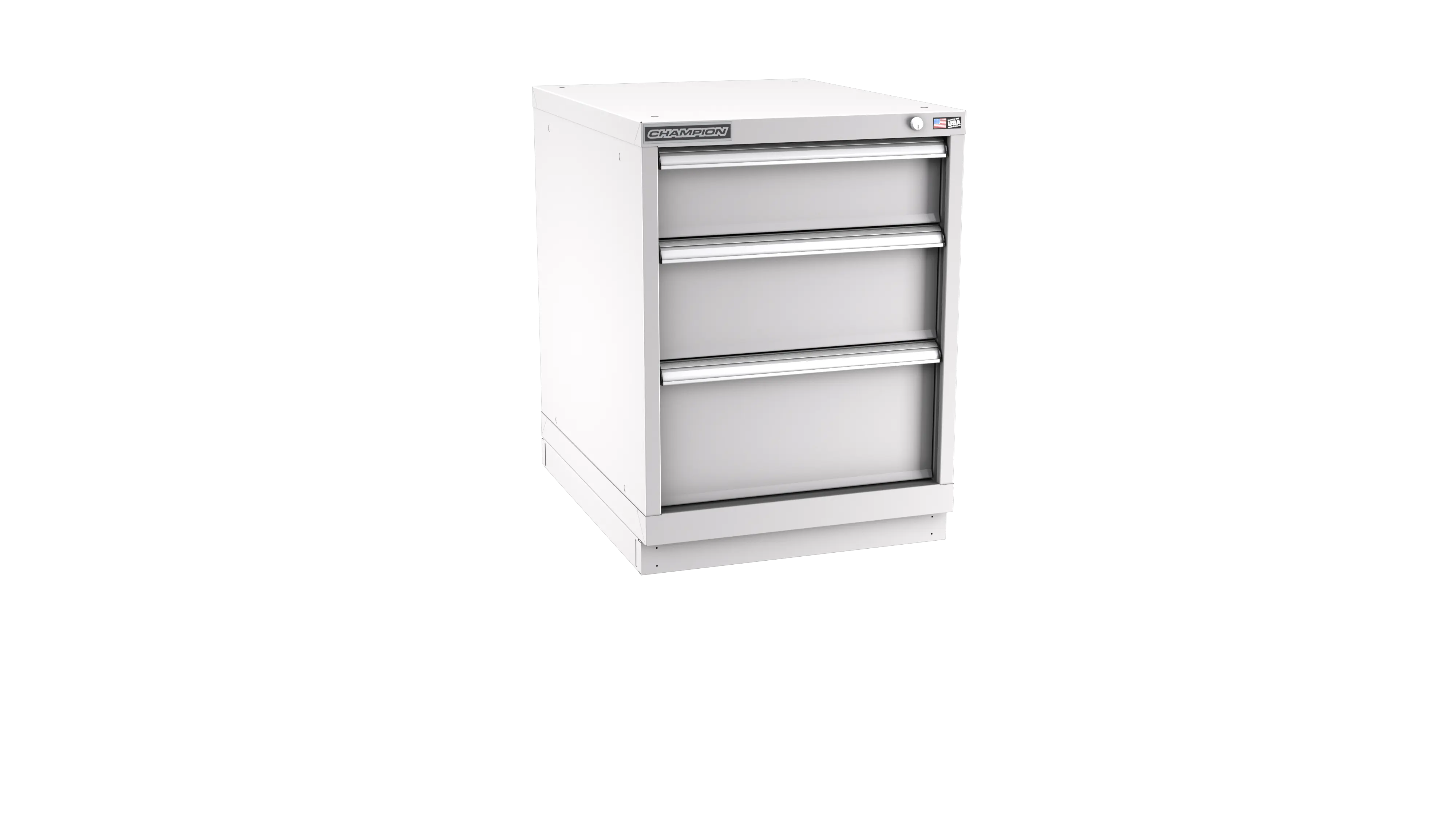 Champion Tool 3-Drawer Modular Cabinet, 22-3/16 W x 29-7/8 H x 28-1/2 D in - CM NW1200-0301-ILC-FTB Champion Tool Storage