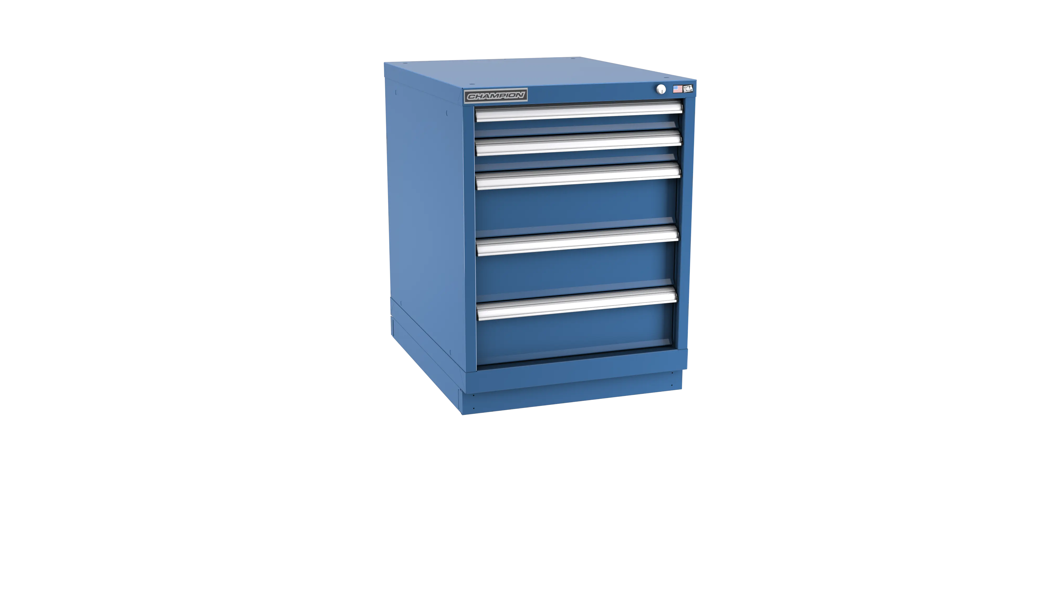Champion Tool 5-Drawer Metal Modular Storage Cabinet with 42 Internal Compartments, 22-3/16 W x 29-7/8 H x 28-1/2 D in - CM NW1200-0501-ILC-FTB Champion Tool Storage