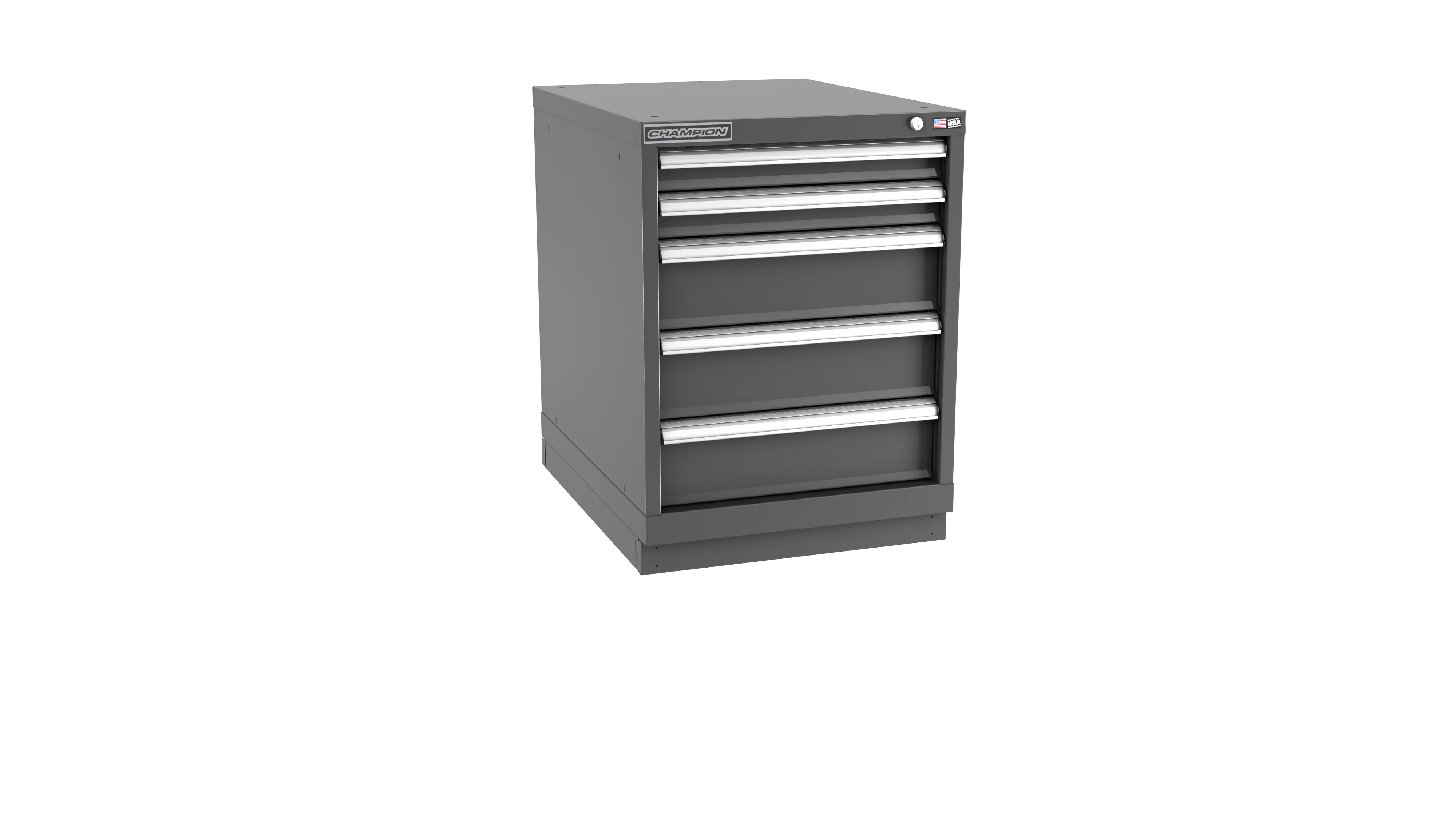 Champion Tool 5-Drawer Metal Modular Storage Cabinet with 42 Internal Compartments, 22-3/16 W x 29-7/8 H x 28-1/2 D in - CM NW1200-0501-ILC-FTB Champion Tool Storage