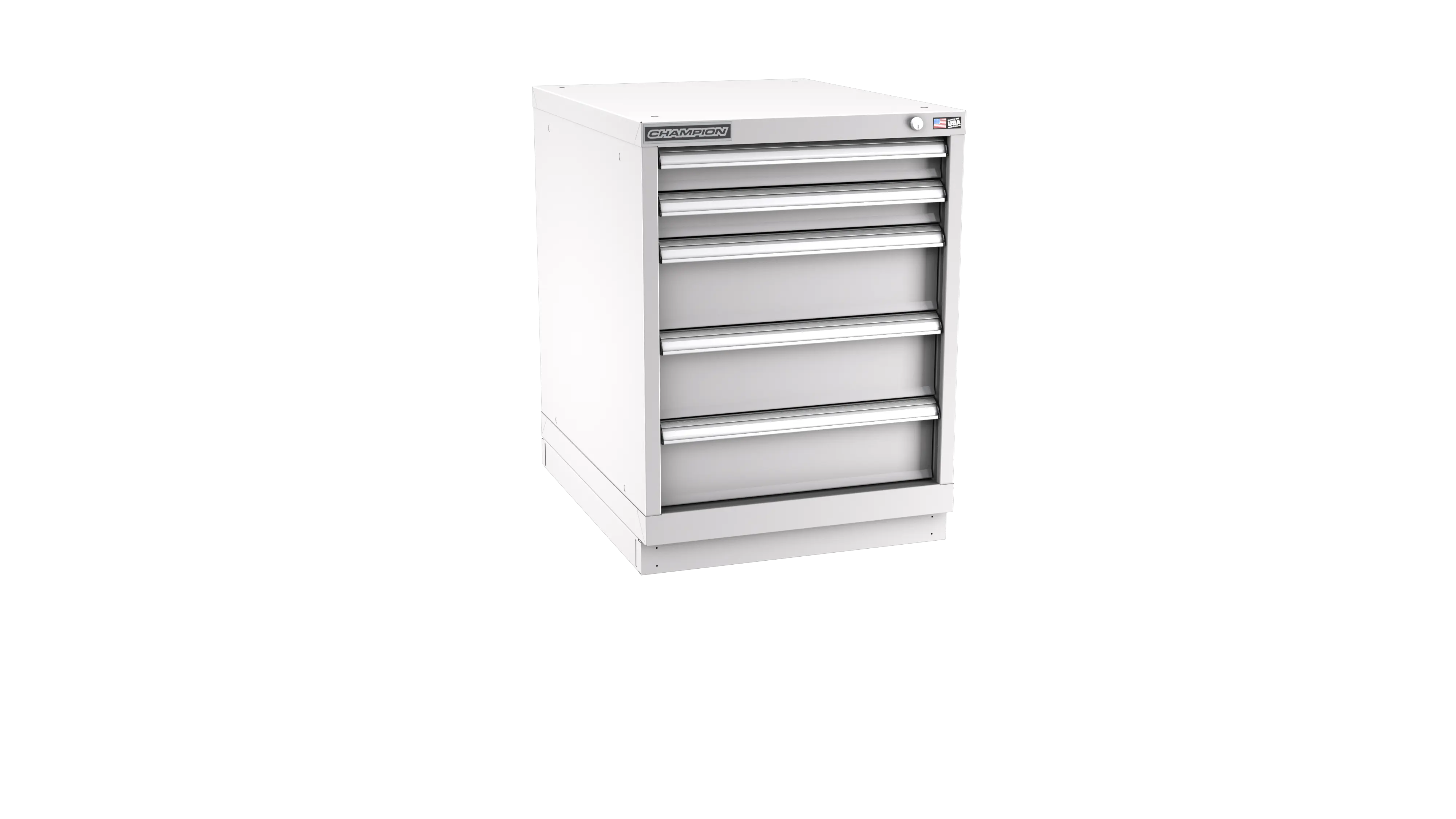 Champion Tool 5-Drawer Metal Modular Storage Cabinet with 42 Internal Compartments, 22-3/16 W x 29-7/8 H x 28-1/2 D in - CM NW1200-0501-ILC-FTB Champion Tool Storage
