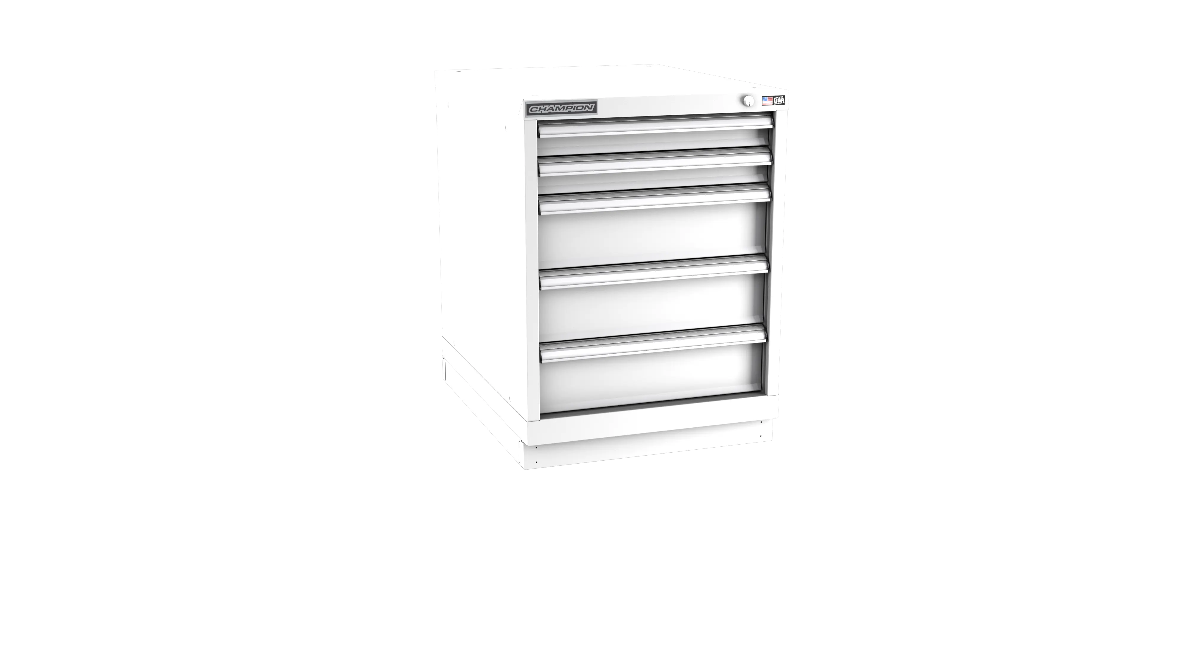 Champion Tool 5-Drawer Metal Modular Storage Cabinet with 42 Internal Compartments, 22-3/16 W x 29-7/8 H x 28-1/2 D in - CM NW1200-0501-ILC-FTB Champion Tool Storage
