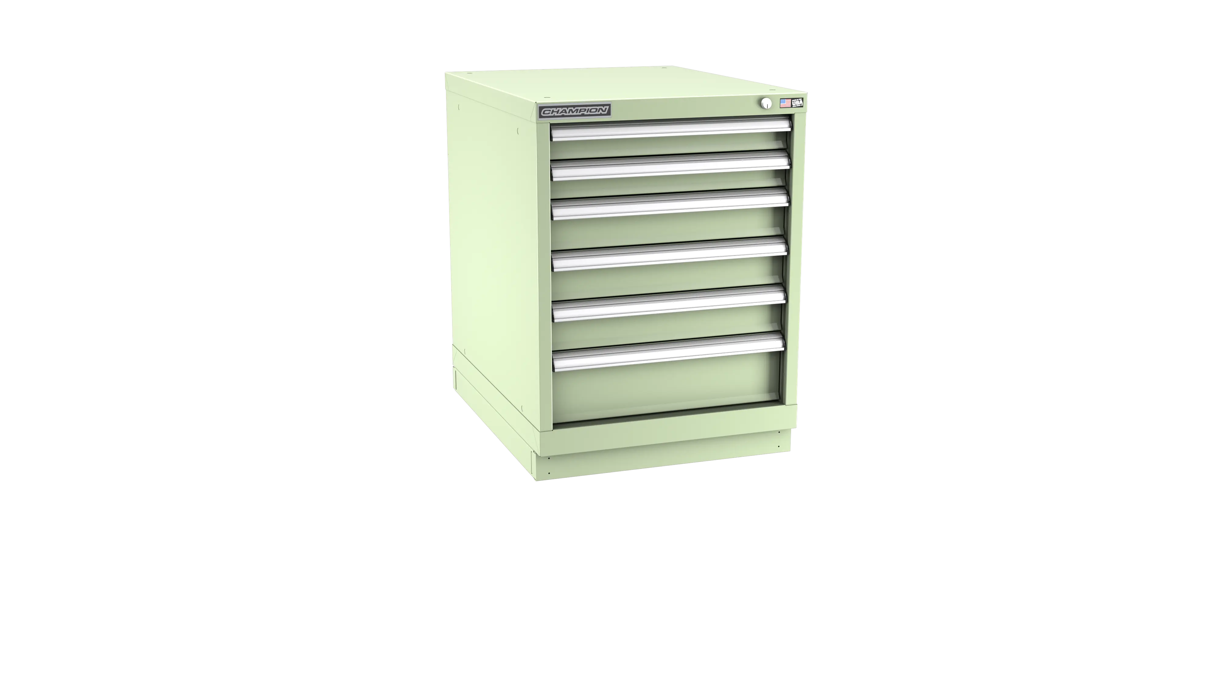 Champion Tool 6-Drawer Modular Cabinet, 22-3/16 W x 29-7/8 H x 28-1/2 D in - CM NW1200-0601-ILC-FTB Champion Tool Storage
