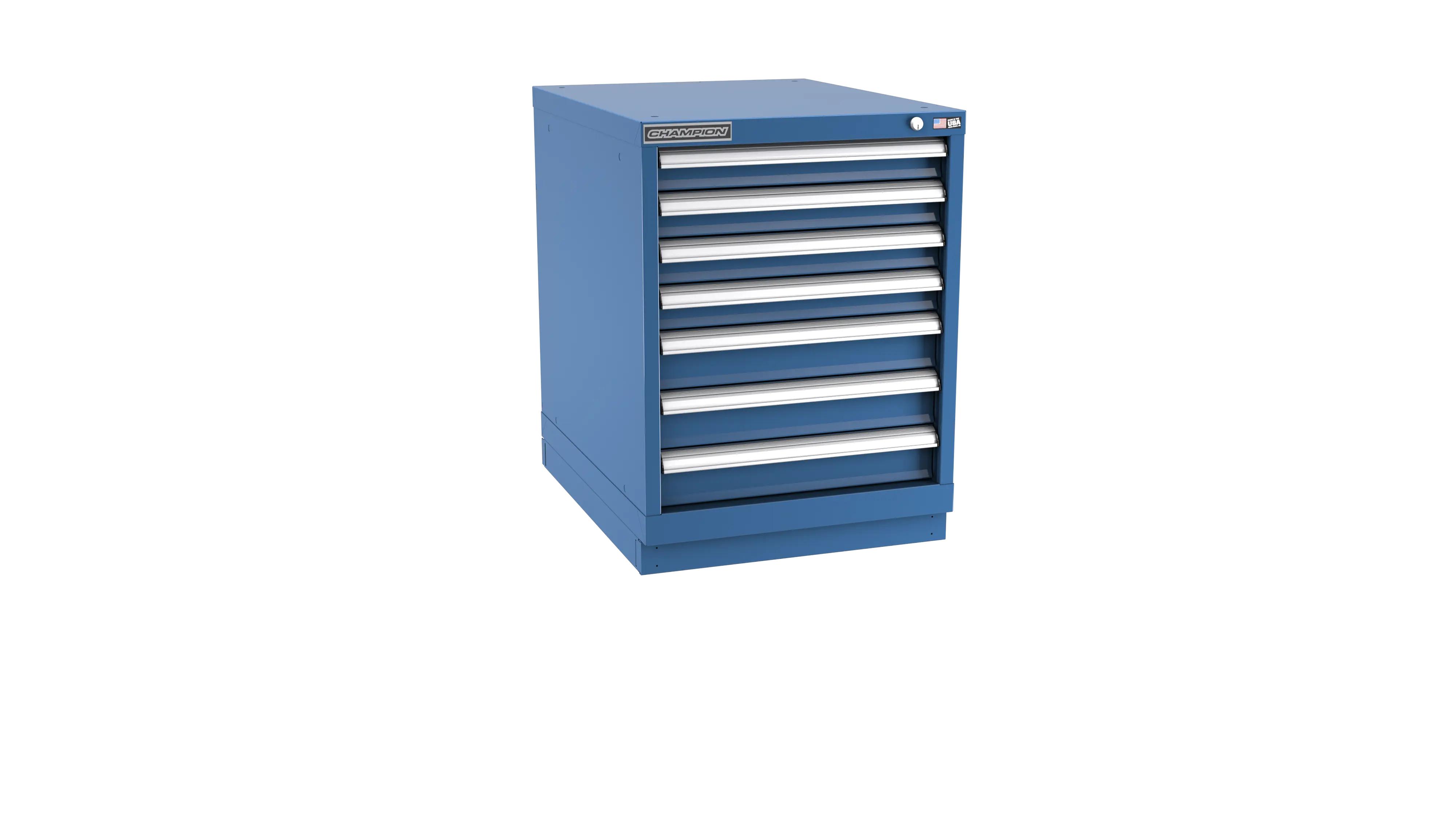 Champion Tool 7-Drawer Modular Cabinet, 22-3/16 W x 29-7/8 H x 28-1/2 D in - CM NW1200-0701-ILC-FTB Champion Tool Storage